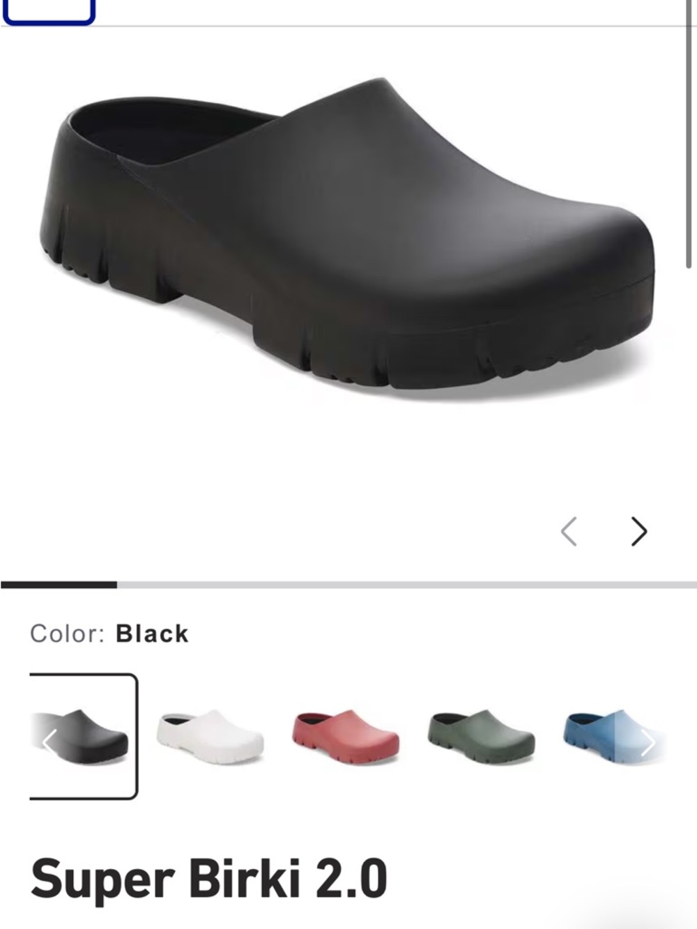 *NWOT* Birkenstock Super Birki 2.0 Mule - Black - Size 38